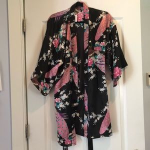 Pearl River Mart Black & Pink Kimono
